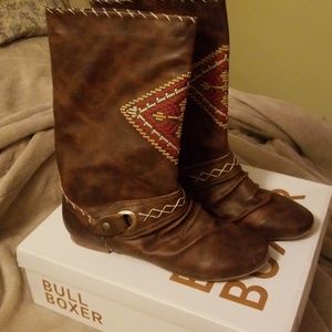 Womens size 9 bull boxer boot